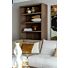 Boekenkast Diamond September 120cm 4 Vaks Eiken