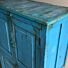 Wandkast India Hout Blauw 