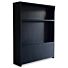 Tv-Wandkast Diamond Zwart Breed 180cm Eiken
