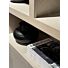Boekenkast Set Diamond Taupe Links 120cm Eiken