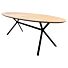 Eettafel Joost Ovaal Eikenhout Spin Poot