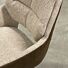 Fauteuil Dragon Naturel Beige/Microleer Bruin 