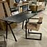 Bureau Zwart Eiken 140x80cm