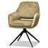  Armstoel Roan Taupe Draaibare Poot Beige