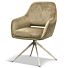 Armstoel Roan Taupe Draaibare Poot Beige