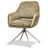 Armstoel Roan Taupe Draaibare Poot Beige