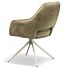 Armstoel Roan Taupe Draaibare Poot Beige