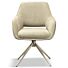 Armstoel Roan Beige Draaibare Poot Beige
