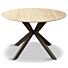 Tafel Roxy Eettafel Travertin Look Ø120