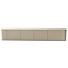 Tv Dressoir Axel Japandi Taupe Ronde Hoek