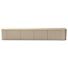 Tv Dressoir Axel Japandi Taupe Ronde Hoek