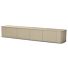 Tv Dressoir Axel Japandi Taupe Ronde Hoek