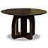 Eettafel Sleeper Rond 130 cm Walnoot Open Poot