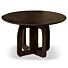 Eettafel Sleeper Rond 130 cm Walnoot Open Poot