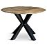 Ronde Eettafel Lexmond Industrieel Mangohout 