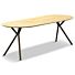 Ovale Eettafel Bull Busra Anodic Brown