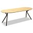 Ovale Eettafel Bull Busra Anodic Brown