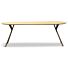 Ovale Eettafel Bull Busra Anodic Brown