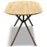 Ovale Eettafel Bull Busra Anodic Brown