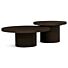 Salontafel Clip New Brown Ø80cm