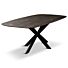 Eettafel Mango Caval Sandblasted Bruin Deens Ovaal