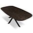Eettafel Mango Caval Sandblasted Bruin Deens Ovaal