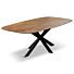 Eettafel Mango Caval Bruin Deens Ovaal