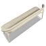 Eetkamerbank Jessda Taupe 200cm