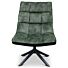 Draaifauteuil Spider Vintage Velours Groen 