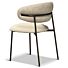 Eetkamerstoel Mick Beige & Anodic Brown Frame