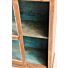 Kast Almirah Oud Hout Met Glas 