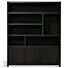 Boekenkast Diamond 180cm Breed Dark Brown Eiken