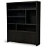 Boekenkast Diamond 180cm Breed Dark Brown Eiken