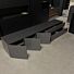 TV Dressoir Grijs Leren Top Grijs