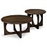 Salontafel Zahra Walnoot Mangohout ø80x40 cm