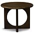 Salontafel Zahra Walnoot Mangohout ø60x46cm