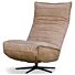 Elektrische Draaifauteuil Riane Leer Cognac 