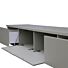 TV-meubel HO19 Taupe 240cm