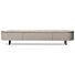 TV-Meubel Specter 240cm Mangohout Taupe & Travertine Top