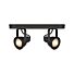 LABEL51 Spot Max led - Zwart - Metaal - 2 Lichts