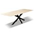 Eettafel Roxy Travertin Poot Brons