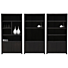 Boekenkasten Set Van 3 Diamond 120cm Eiken