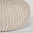 LABEL51 Poef Knitted - Naturel - Katoen - L