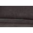 STATEMENT 4-ZITS BANK 280 CM LEDERLOOK GRIJS