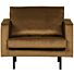 RODEO FAUTEUIL VELVET HONING GEEL