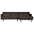 RODEO CHAISE LONGUE RECHTS ZWART