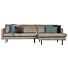 RODEO CHAISE LONGUE RECHTS ELEPHANT SKIN