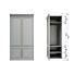 ORGANIZE KAST 62CM GRENEN MIST [fsc]