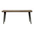 GUILD TAFEL NATUREL MET ZWART ONDERSTEL 220x90CM