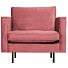 BePureHome Fauteuil Rodeo Classic Velvet Pink 